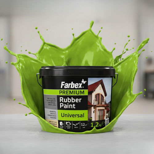 Caucho líquido verde claro – cubo de 1,2 kg